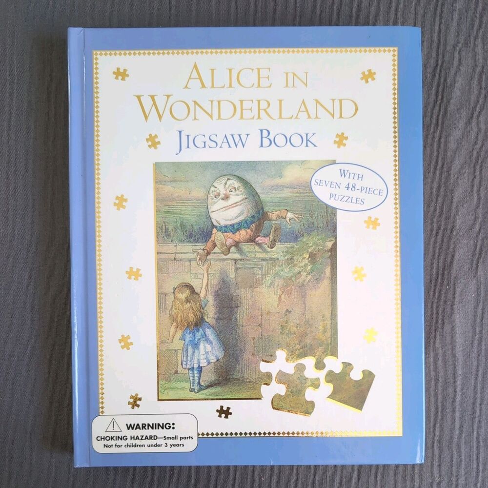 Alice in Wonderland Jigsaw Book Hardcover Lewis Carroll